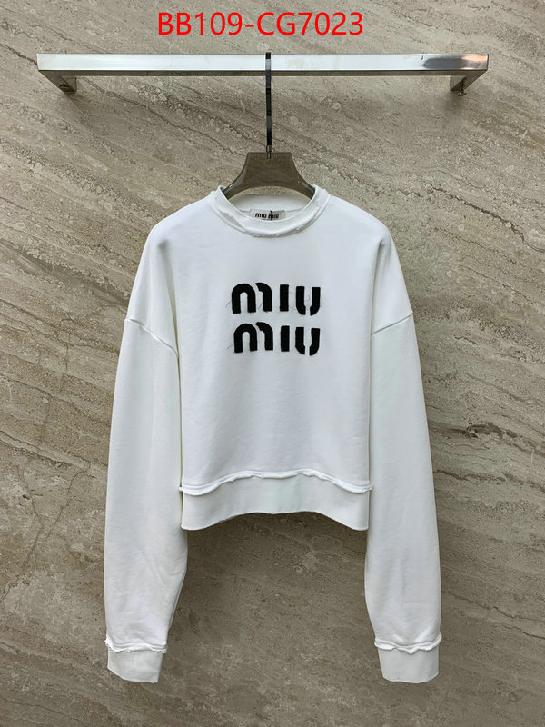 Clothing-MIU MIU highest product quality ID: CG7023 $: 109USD