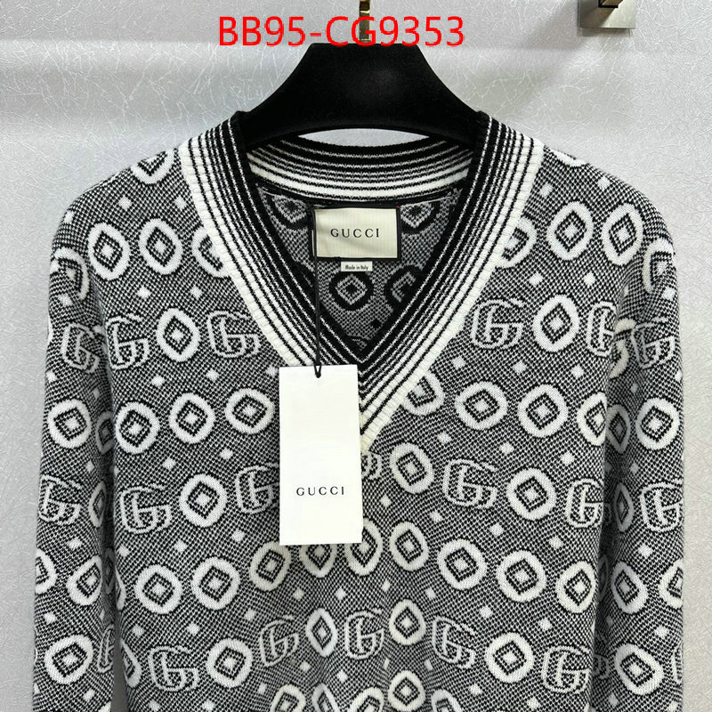 Clothing-Gucci 2023 perfect replica designer ID: CG9353 $: 95USD
