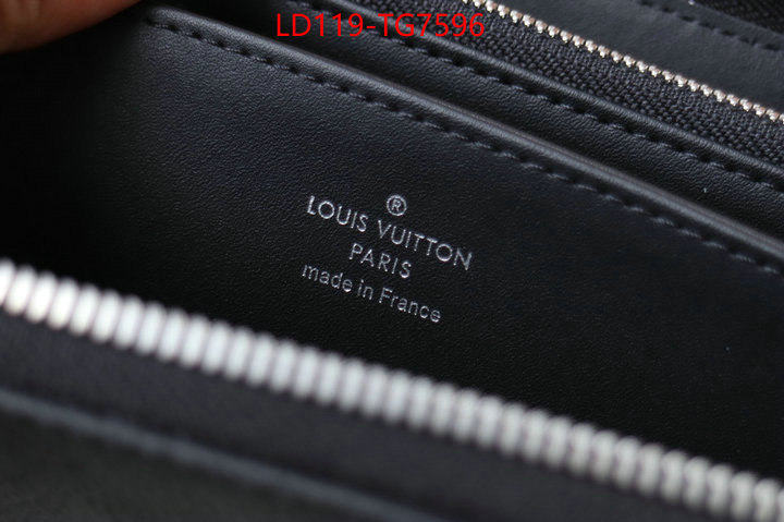 LV Bags(TOP)-Wallet replica 2023 perfect luxury ID: TG7596 $: 119USD,