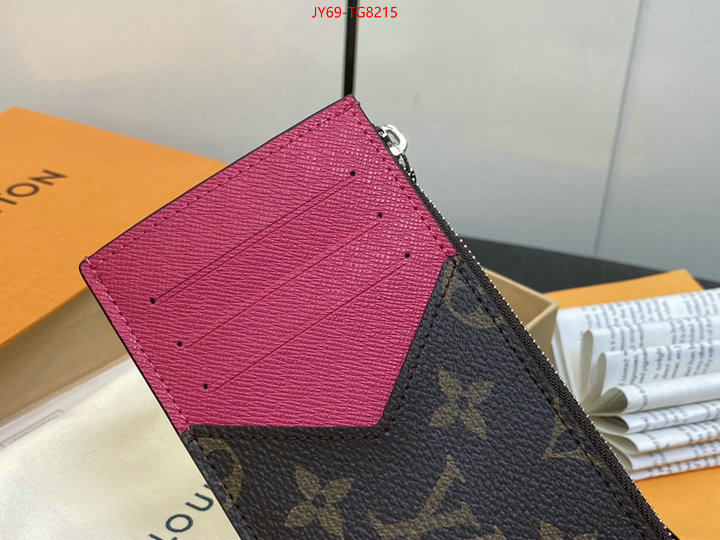 LV Bags(TOP)-Wallet wholesale replica ID: TG8215 $: 69USD