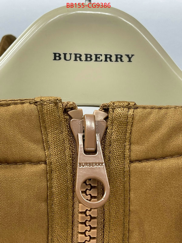 Clothing-Burberry high quality replica designer ID: CG9386 $: 155USD