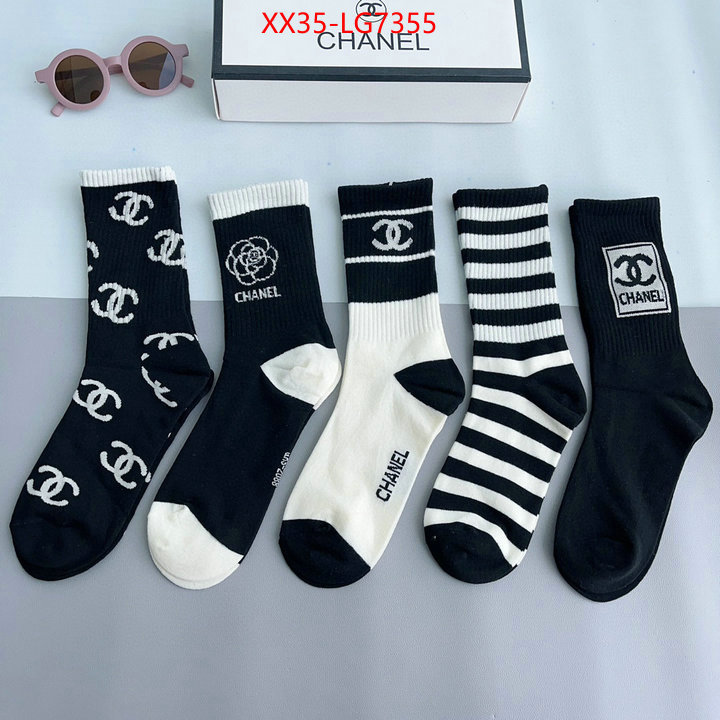 Sock-Chanel 2023 aaaaa replica customize ID: LG7355 $: 35USD