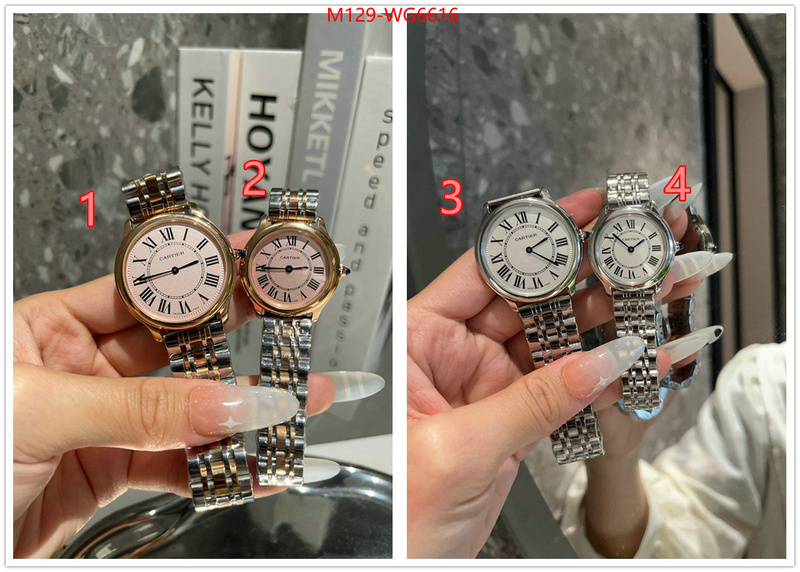 Watch(TOP)-Cartier outlet sale store ID: WG6616 $: 129USD