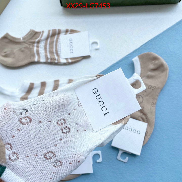 Sock-Gucci where can i buy the best 1:1 original ID: LG7453 $: 29USD