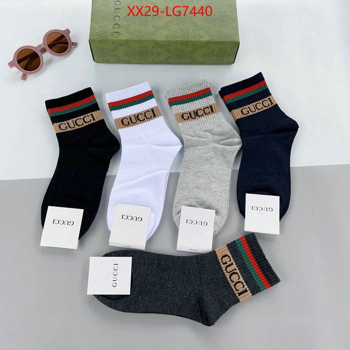 Sock-Gucci high ID: LG7440 $: 29USD