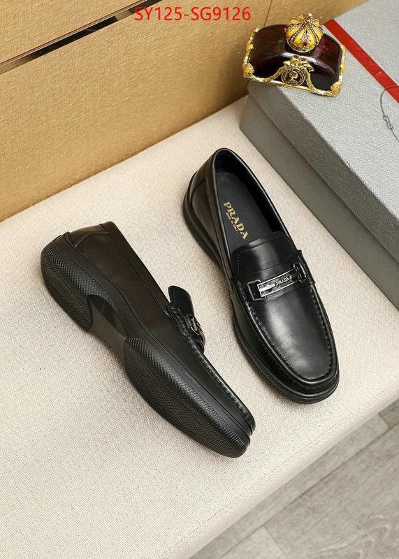 Men shoes-Prada replica aaaaa designer ID: SG9126 $: 125USD