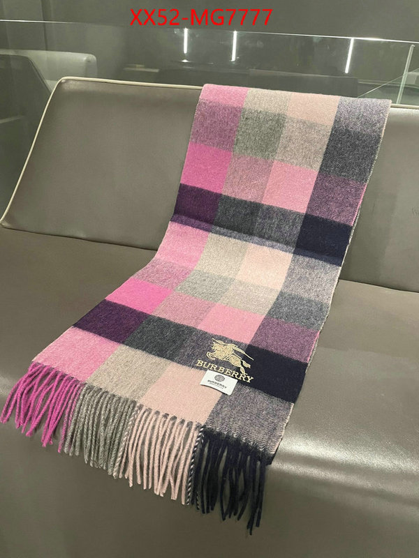 Scarf-Burberry top quality fake ID: MG7777 $: 52USD