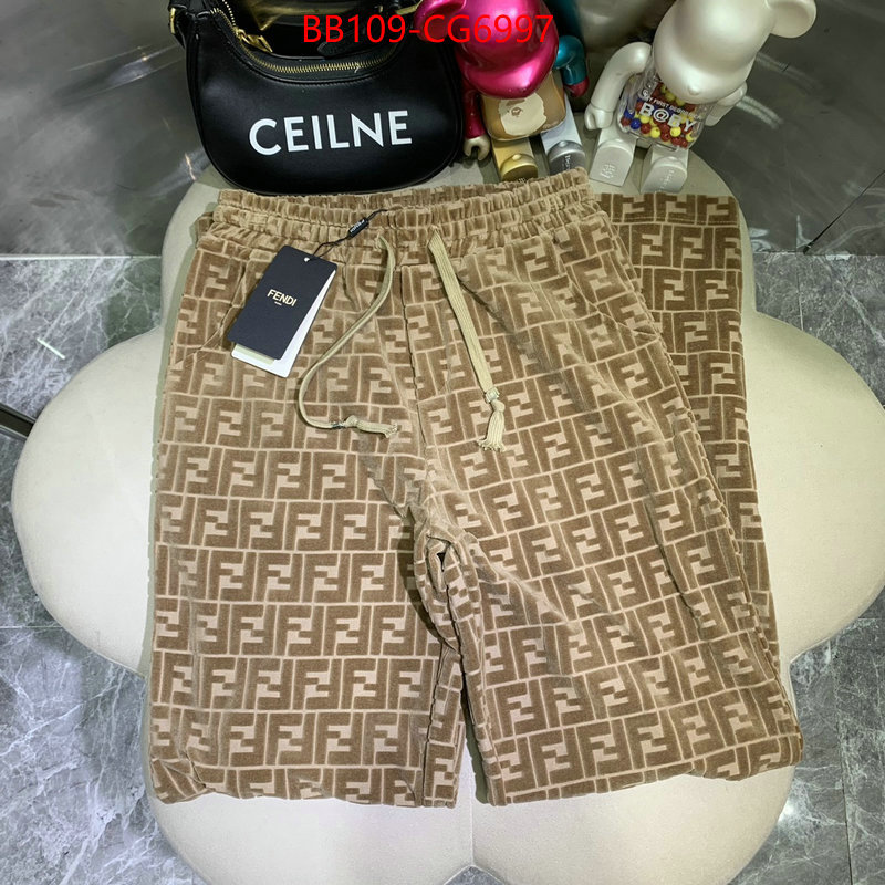 Clothing-Fendi wholesale replica shop ID: CG6997 $: 109USD