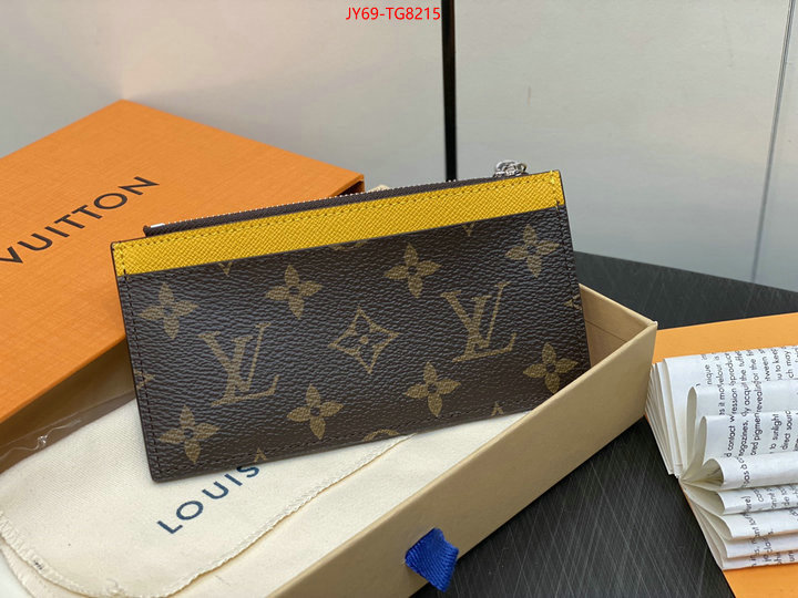 LV Bags(TOP)-Wallet wholesale replica ID: TG8215 $: 69USD