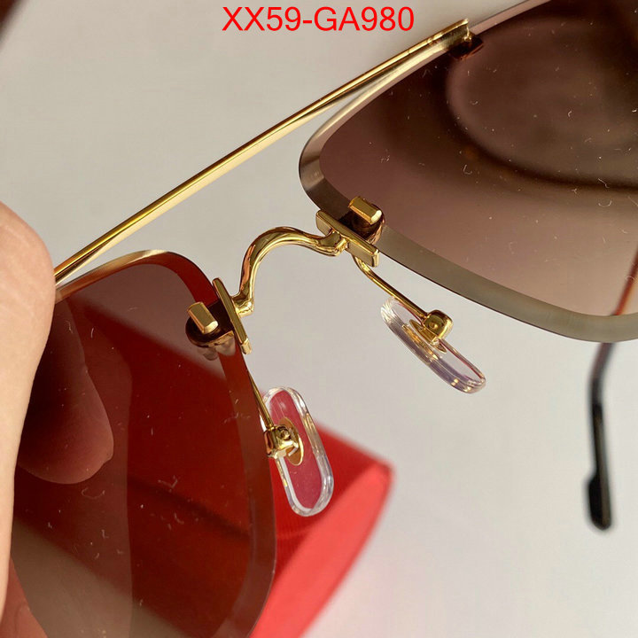 Glasses-Cartier high-end designer ID: GA980 $:59USD