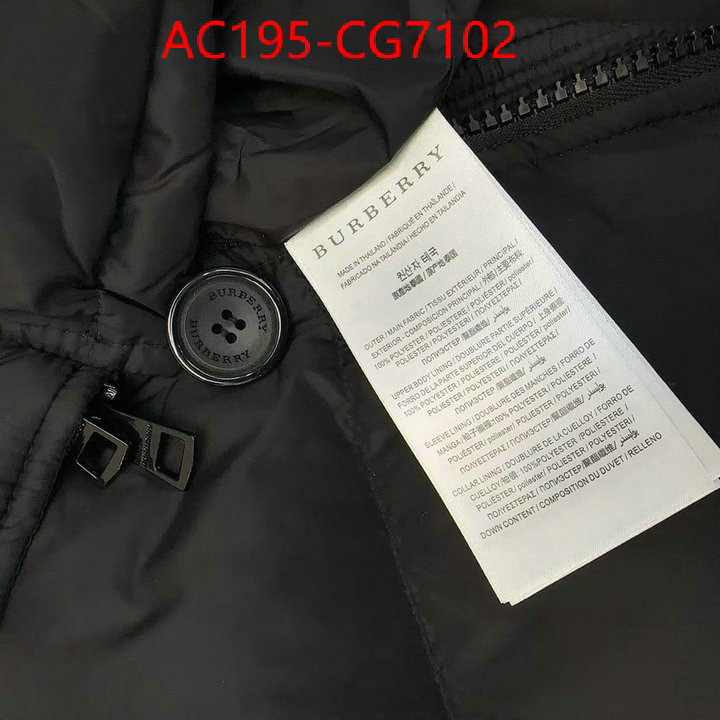 Down jacket Women-Burberry aaaaa customize ID: CG7102 $: 195USD