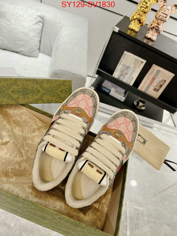 Men Shoes-Gucci high quality replica ID: SV1830 $: 129USD