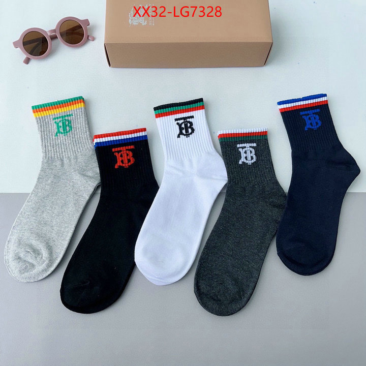 Sock-Burberry where to buy the best replica ID: LG7328 $: 32USD