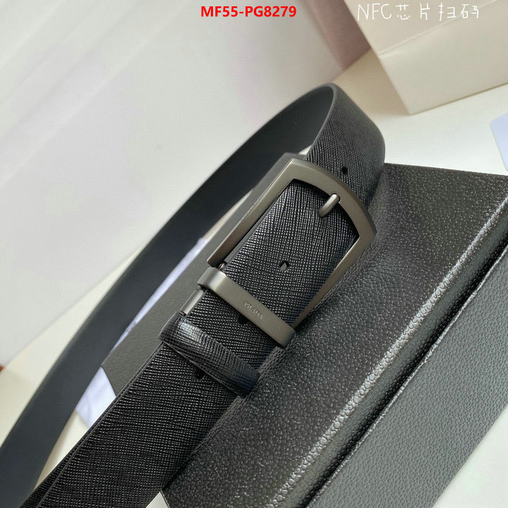 Belts-Prada outlet 1:1 replica ID: PG8279 $: 55USD