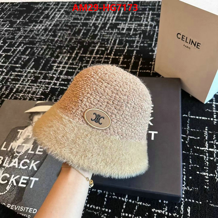 Cap(Hat)-Celine fashion replica ID: HG7173 $: 29USD