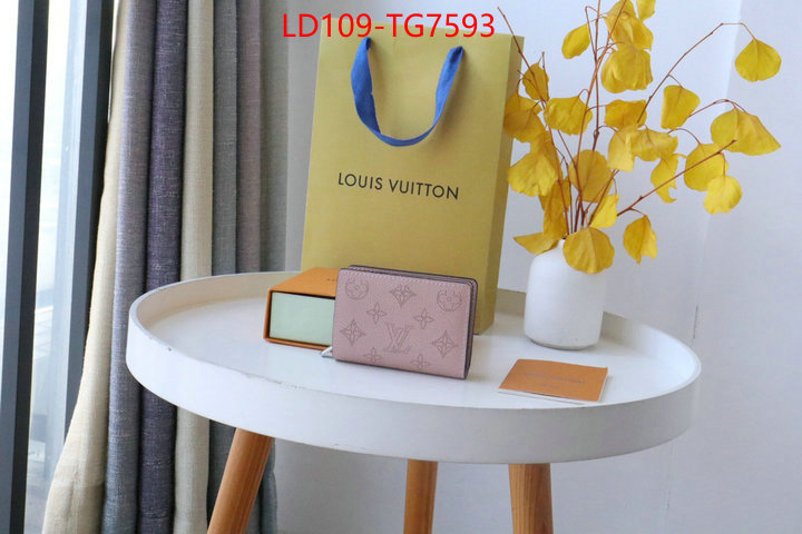 LV Bags(TOP)-Wallet 1:1 ID: TG7593 $: 109USD,