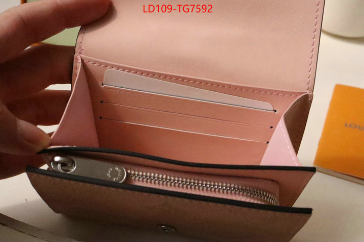 LV Bags(TOP)-Wallet fake cheap best online ID: TG7592 $: 109USD,