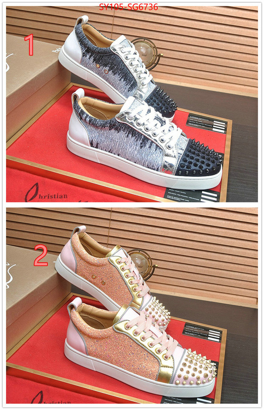 Men Shoes-Christian Louboutin luxury fake ID: SG6736 $: 105USD