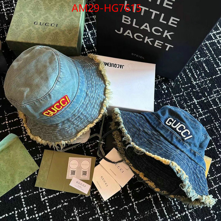 Cap(Hat)-Gucci high quality happy copy ID: HG7615 $: 29USD