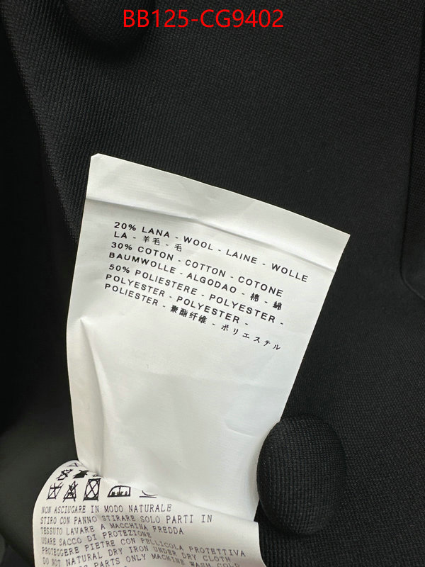 Clothing-Prada replica 1:1 ID: CG9402 $: 125USD