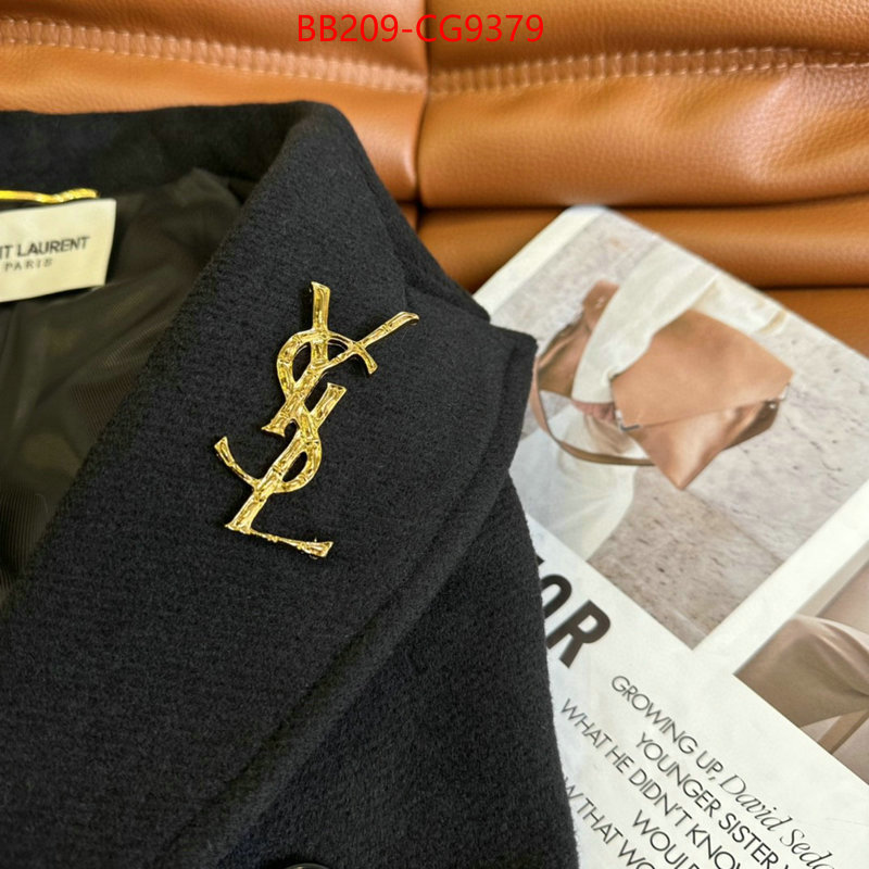 Clothing-YSL 2023 replica wholesale cheap sales online ID: CG9379 $: 209USD