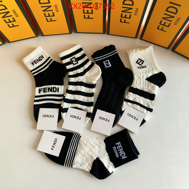 Sock-Fendi styles & where to buy ID: LG7392 $: 29USD