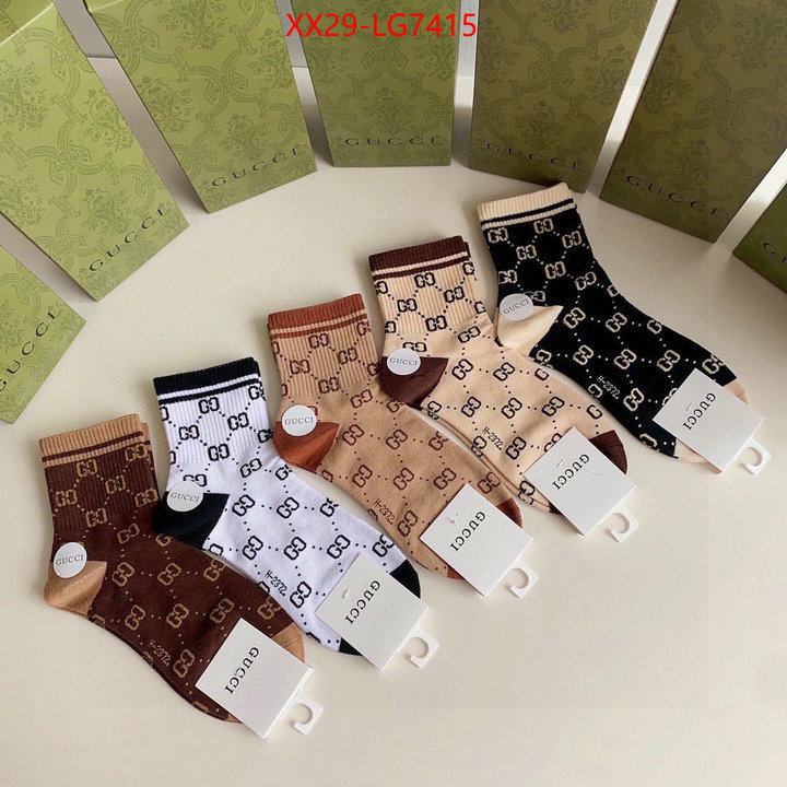 Sock-Gucci luxury 7 star replica ID: LG7415 $: 29USD