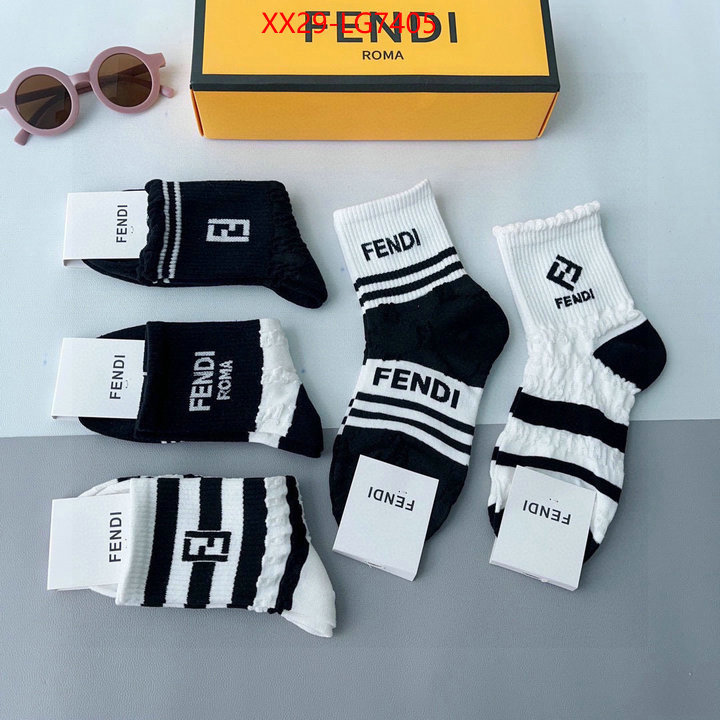 Sock-Fendi high quality designer ID: LG7405 $: 29USD