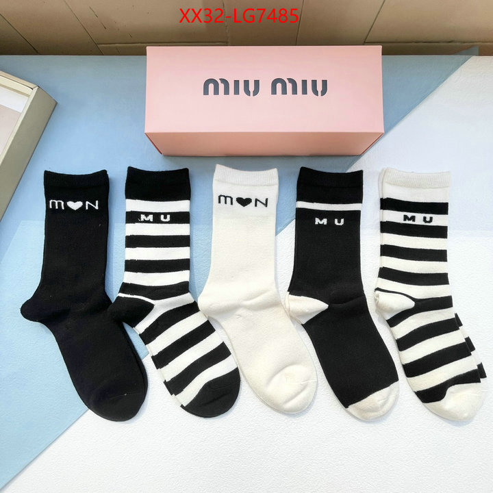 Sock-Miu Miu buy aaaaa cheap ID: LG7485 $: 32USD