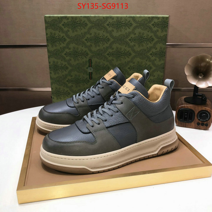 Men Shoes-Gucci designer wholesale replica ID: SG9113 $: 135USD