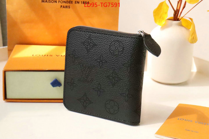 LV Bags(TOP)-Wallet where can i find ID: TG7591 $: 95USD,