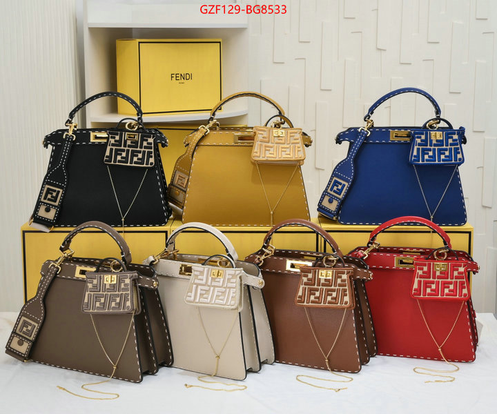 Fendi Bags(4A)-Peekaboo top grade ID: BG8533 $: 129USD