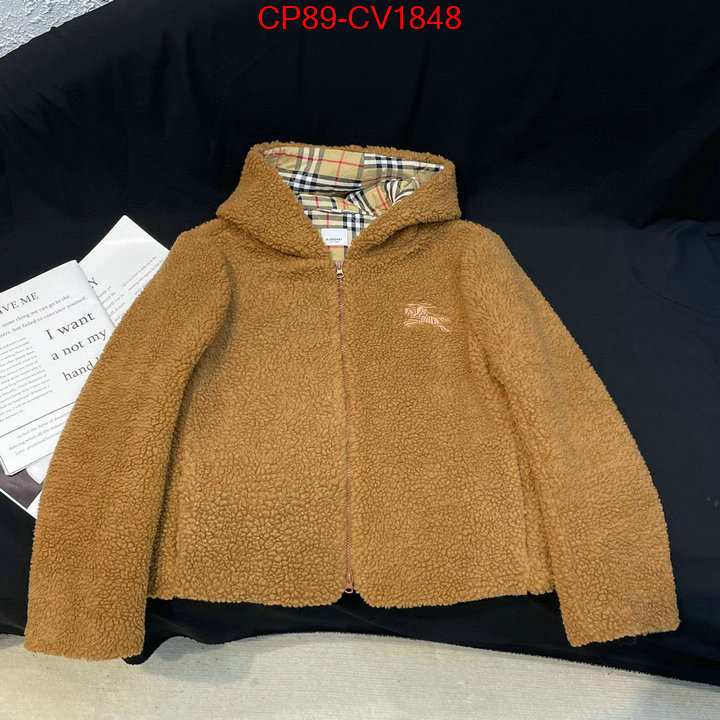 Clothing-Burberry customize the best replica ID: CV1848 $: 89USD