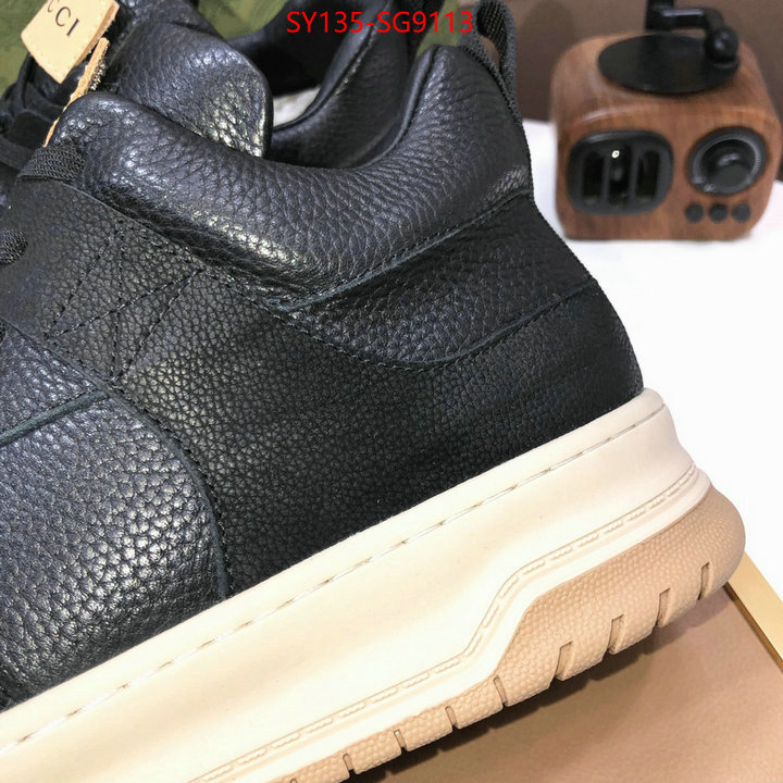 Men Shoes-Gucci designer wholesale replica ID: SG9113 $: 135USD