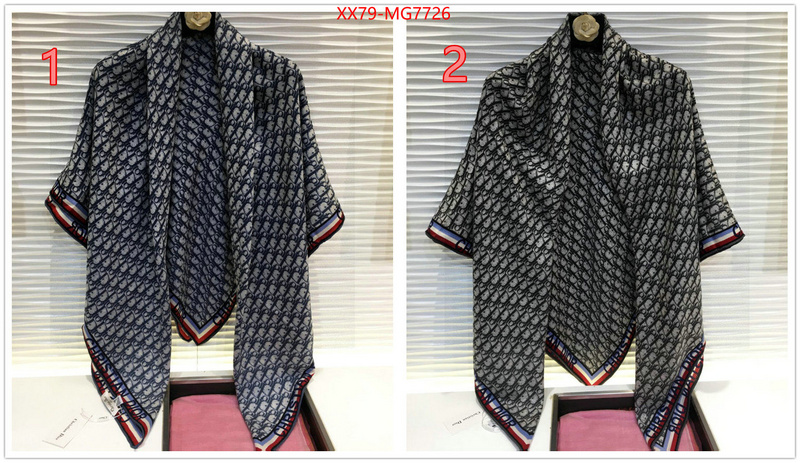 Scarf-Dior the highest quality fake ID: MG7726 $: 79USD