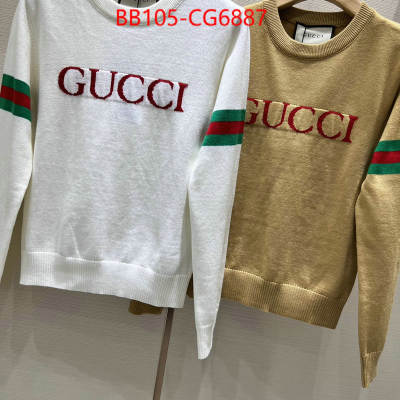 Clothing-Gucci flawless ID: CG6887 $: 105USD