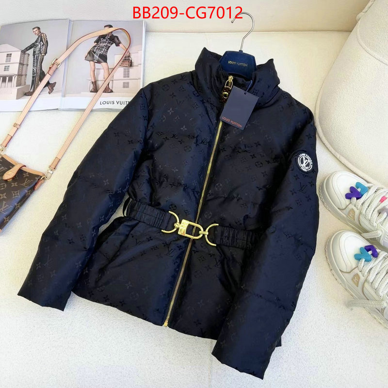 Down jacket Women-LV best replica new style ID: CG7012 $: 209USD