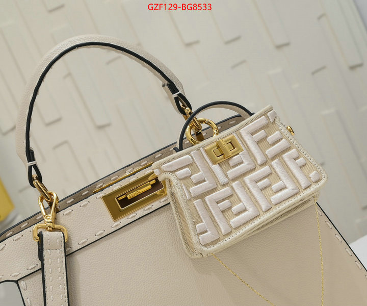 Fendi Bags(4A)-Peekaboo top grade ID: BG8533 $: 129USD