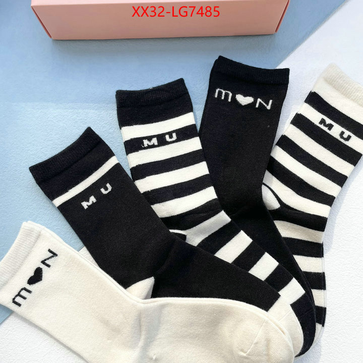 Sock-Miu Miu buy aaaaa cheap ID: LG7485 $: 32USD