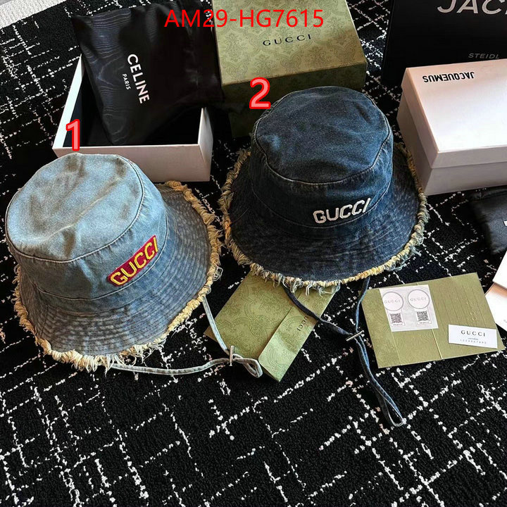 Cap(Hat)-Gucci high quality happy copy ID: HG7615 $: 29USD