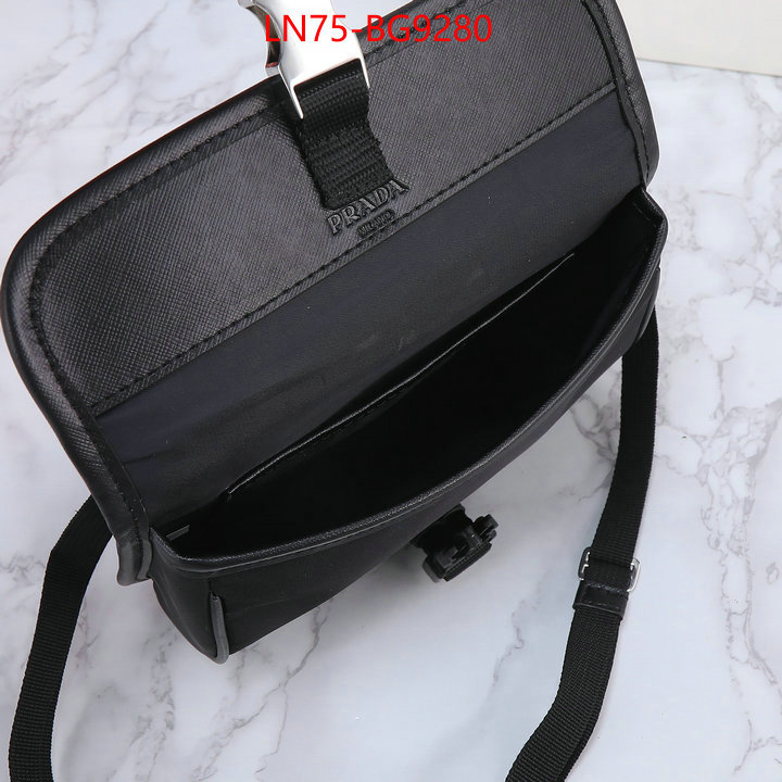 Prada Bags (4A)-Diagonal- at cheap price ID: BG9280 $: 75USD,