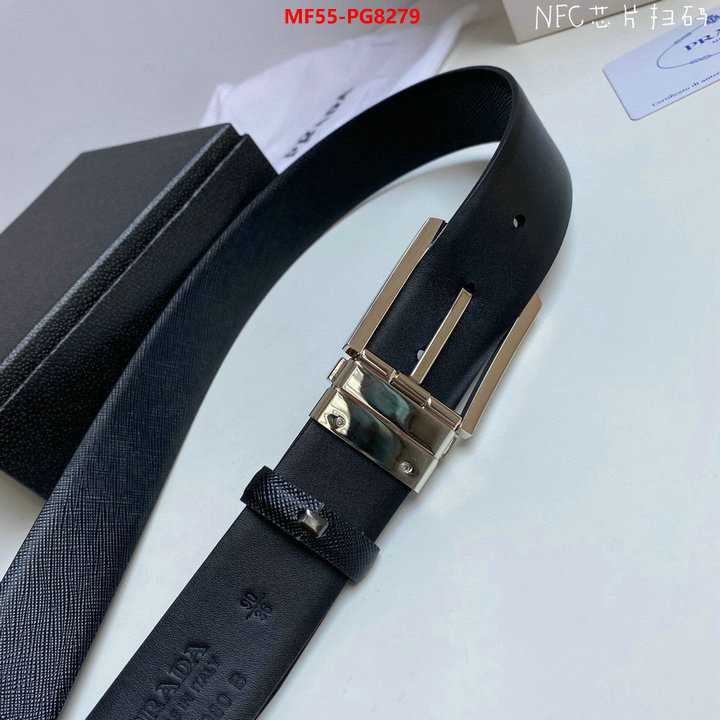 Belts-Prada outlet 1:1 replica ID: PG8279 $: 55USD