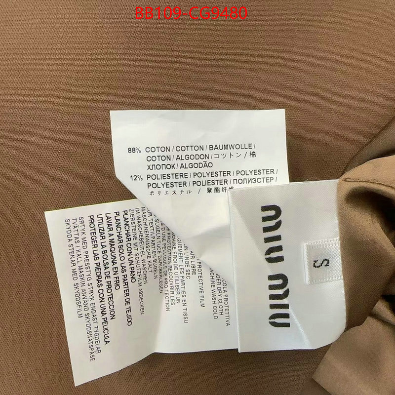 Clothing-MIU MIU sale outlet online ID: CG9480 $: 109USD