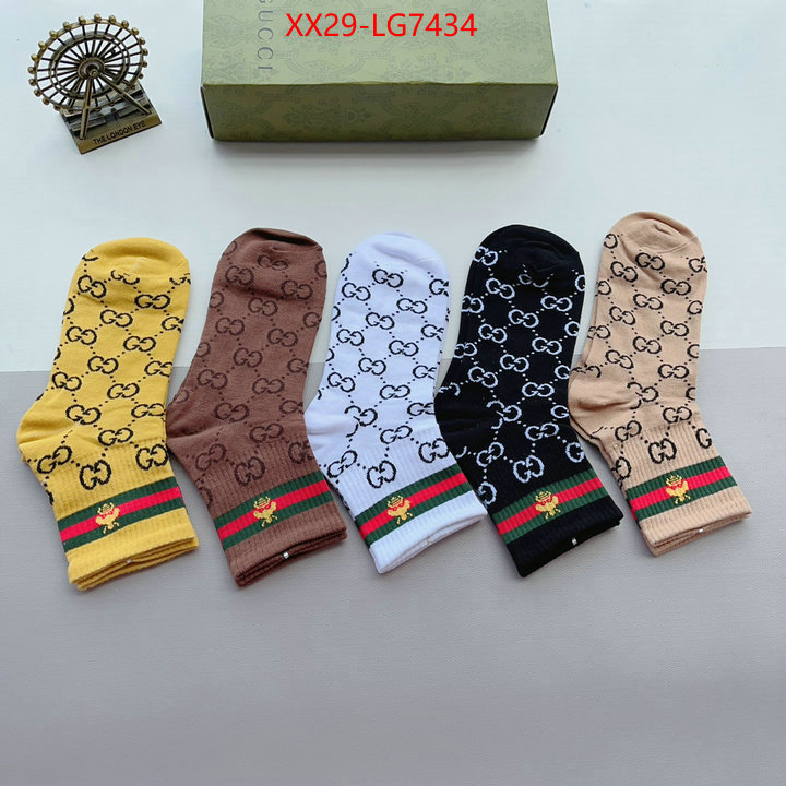 Sock-Gucci how to buy replcia ID: LG7434 $: 29USD