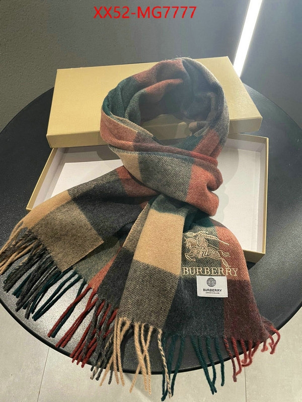 Scarf-Burberry top quality fake ID: MG7777 $: 52USD