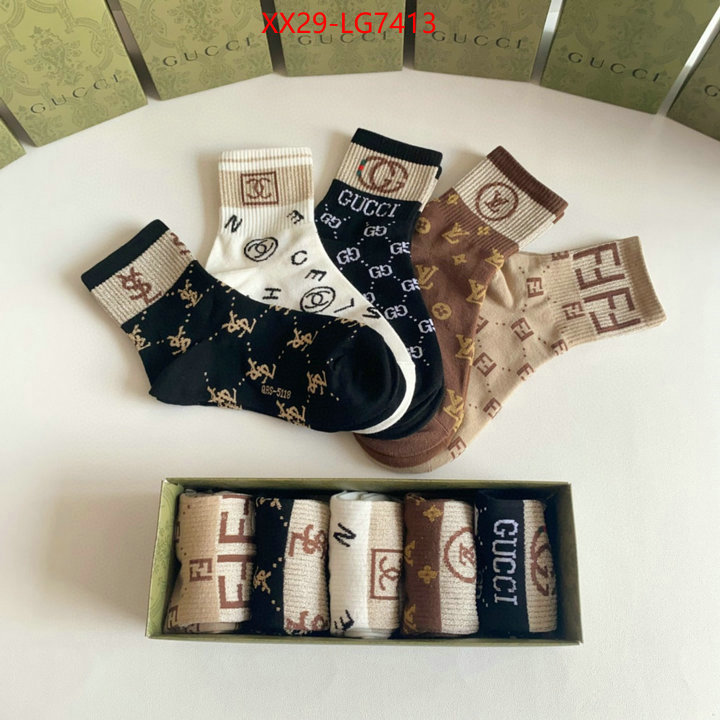 Sock-Gucci best ID: LG7413 $: 29USD