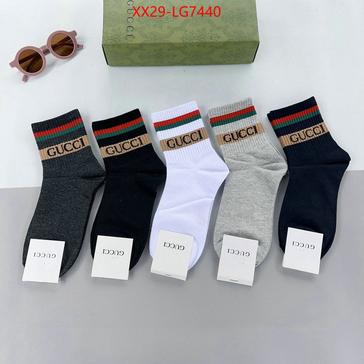 Sock-Gucci high ID: LG7440 $: 29USD