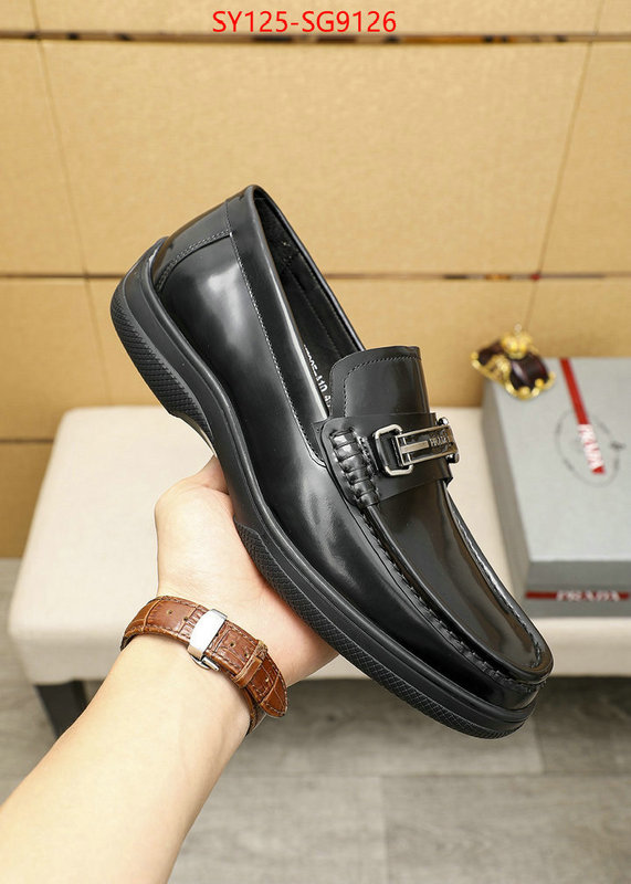 Men shoes-Prada replica aaaaa designer ID: SG9126 $: 125USD