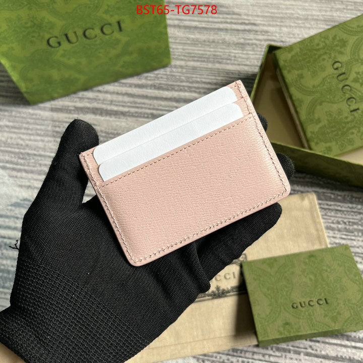 Gucci Bags(TOP)-Wallet- copy aaaaa ID: TG7578 $: 65USD,