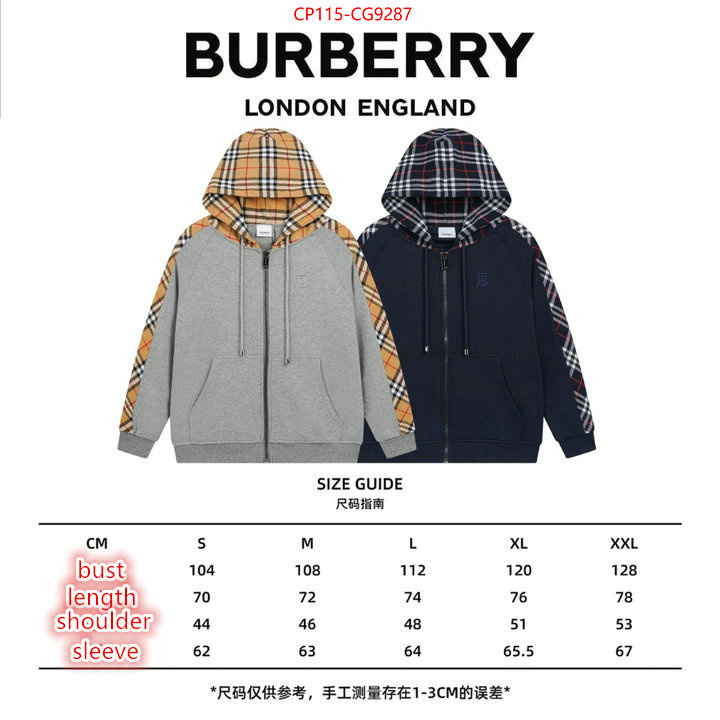 Clothing-Burberry supplier in china ID: CG9287 $: 115USD